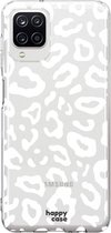 HappyCase Samsung Galaxy A12 Hoesje Flexibel TPU Luipaard Print