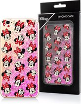 Hoesje met bewegende glitters - geschikt voor iPhone Xr - Minnie Mouse - disney