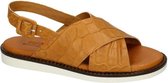 Jh2 -Dames -  cognac/caramel - sandalen - maat 38