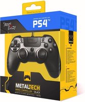 Steelplay - MetalTech Wired Controller - Ebony Black PS4