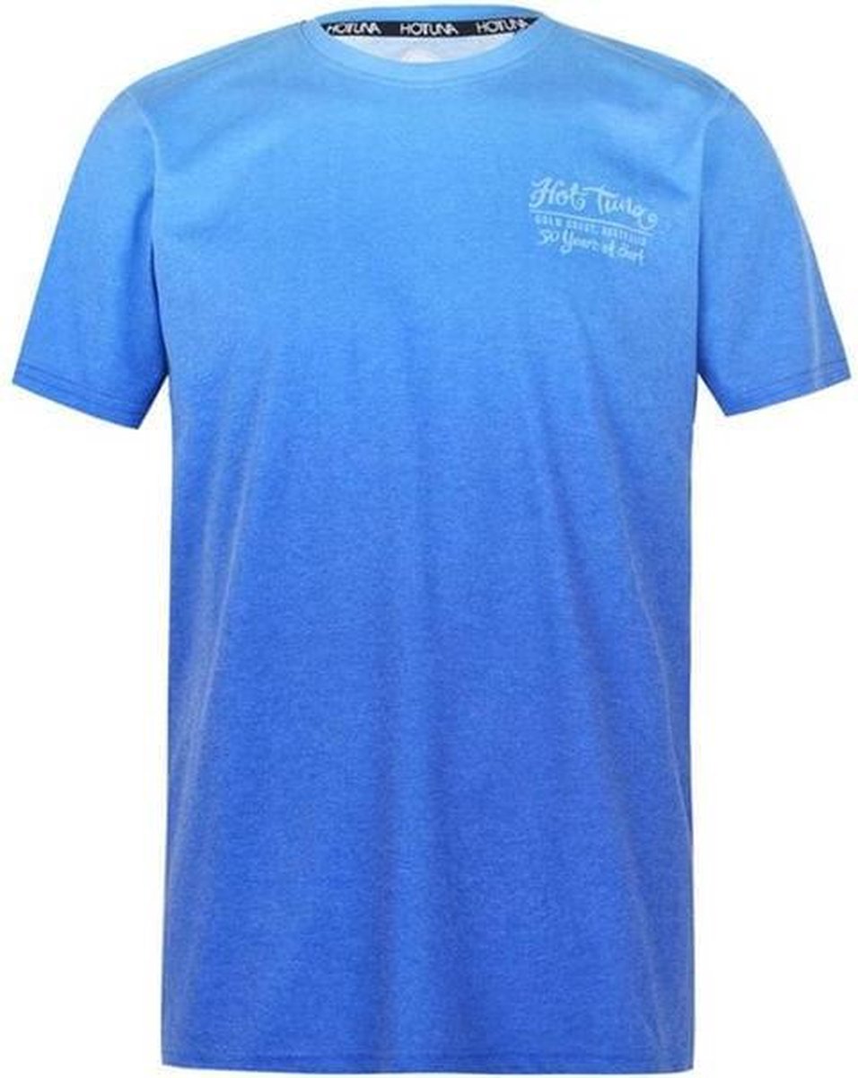 Hot Tuna Dip Dye T-Shirt - Heren - Maat L - Blauw
