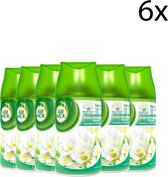 Air Wick Freshmatic Automatische Spray Luchtverfrisser - Jasmijn en Witte Bloemen - Navulling 250ml x6