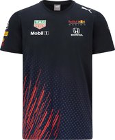 Max Verstappen Red Bull Racing Teamline T-shirt 2021 Maat XL - Formule 1 - Circuit Zandvoort -