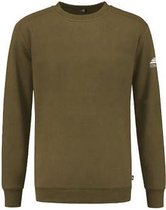 REWAGE Sweater Premium Heavy Kwaliteit - Olijfgroen  - L