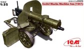 1:35 ICM 35676 Soviet Maxim Machine Gun (1941) Plastic Modelbouwpakket