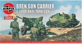 1:76 Airfix 01309V Bren Gun Carrier & 6PDR Anti-Tank Gun Plastic Modelbouwpakket