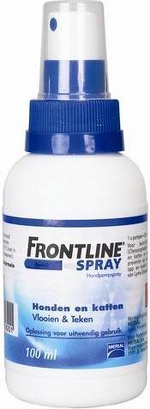 Frontline Spray Anti vlooienmiddel en tekenmiddel - Hond en Kat - 100 ml |  bol.com