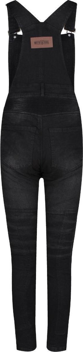 Motogirl Irene motorjeans tuinbroek Zwart Dungri AA-keur - Maat XXL /  UK18