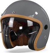 Helstons Naked Carbon Fiber Grey Jet Helmet 2XL - Maat 2XL - Helm
