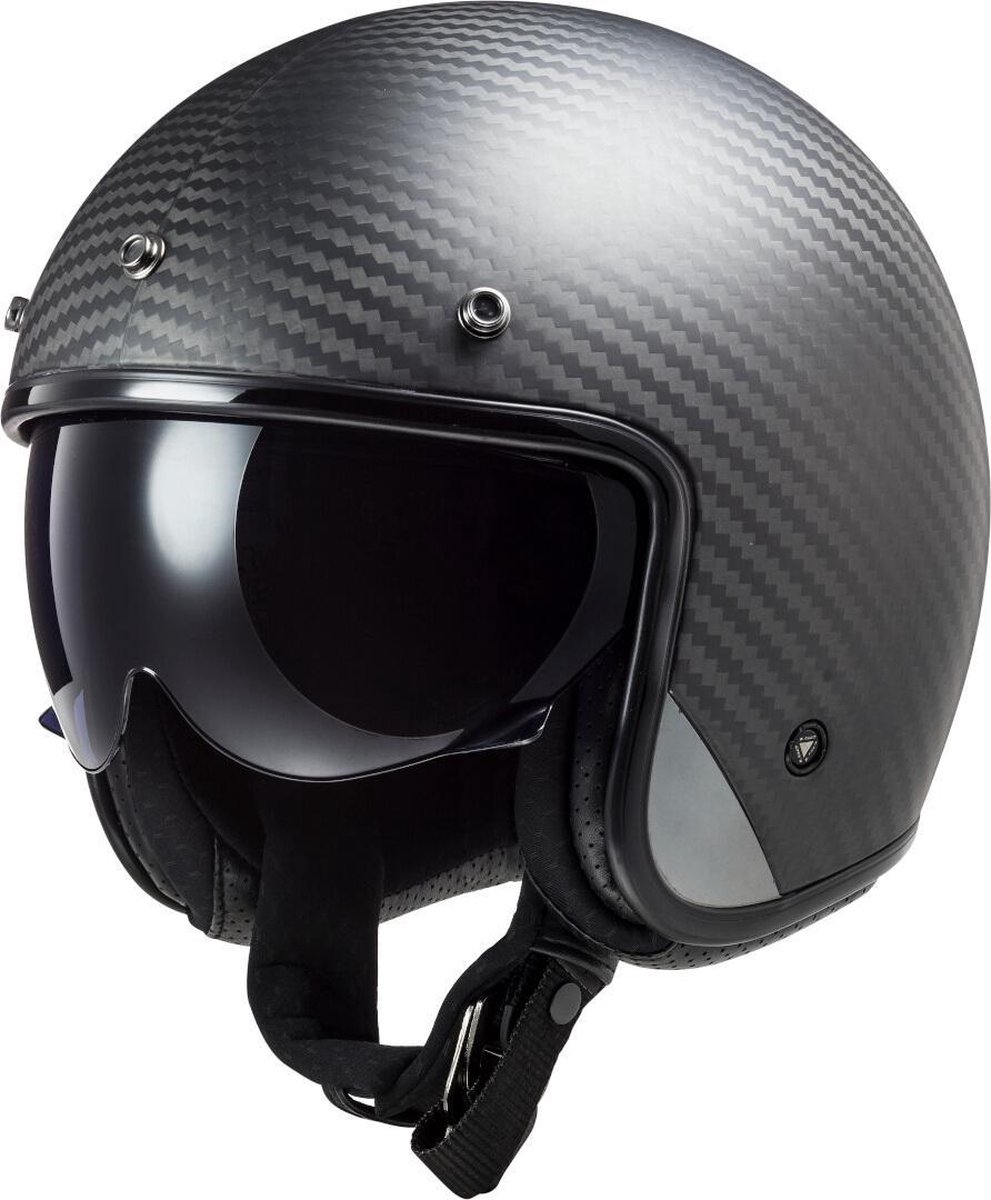 LS2 Helm Bob C OF601 mat carbon maat XXL