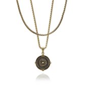 Croyez Jewelry | Medaillon Gold Layerup | Box / 65cm / 65cm