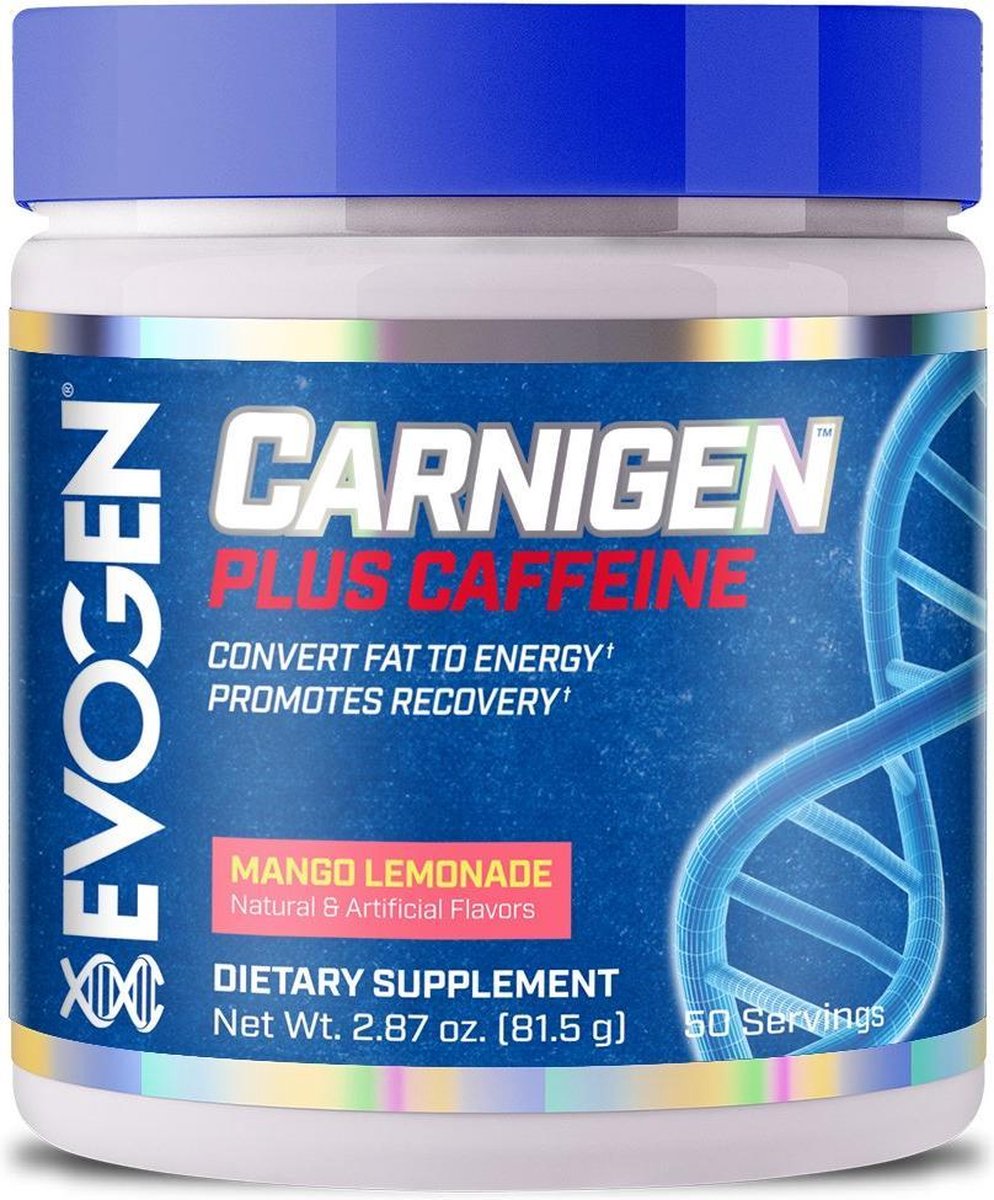 Evogen Nutrition - Carnigen Plus Mango Lemonade 50 porties - Afvalsupplement - Sportsupplement