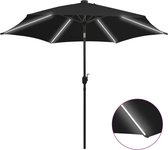 vidaXL-Parasol-met-LED-verlichting-en-aluminium-paal-300-cm-zwart