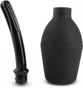 Curved Douche/Enema - Black