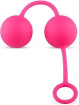 Canon Balls Vaginaballetjes Met Contragewicht - Roze