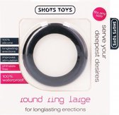 Round Cock Ring - Black - Large