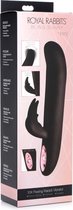 Royal Rabbits Bling Bunny 10X Flexing Rabbit Vibrator - Black