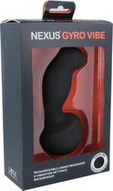 GYRO VIBE Hands Free Vibrating Dildo - Black