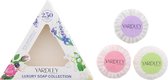 Yardley 3 Piece Gift Set: English Lavender Soap 50g - English Rose Soap 50g - Lily Of The Valley Soap 50g