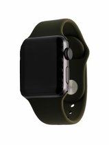 Geschikt Voor Smart Watch Sport Band -  Olive - 42mm En 44mm - SM - Geschikt Voor Smart Watches - Maat: 42 en 44