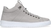 Sacha - Heren - Lichtgrijze hoge nubuck sneakers - Maat 41