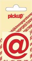 Pickup plakletter Helvetica 40 mm - rood @
