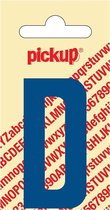 Pickup plakletter Nobel 60 mm blauw D - 31052060D