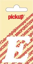 Pickup plakletter CooperBlack 40 mm - wit E