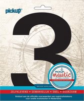 Pickup Nautic plakcijfer 150 mm - zwart 3
