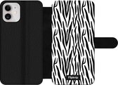 Wallet case - geschikt voor iPhone 11 Pro Max - Zebraprint