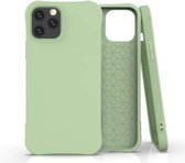 GadgetBay Soft case TPU hoesje voor iPhone 12 Pro Max - groen