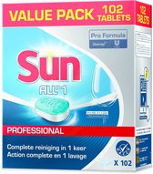 SUN Vaatwastablet all-in-one/pak MEGAPACK 102 tabletten