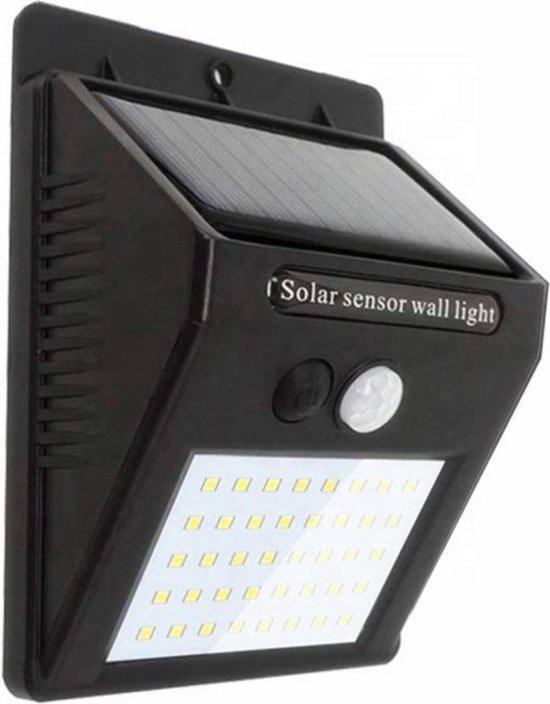 Automatische Solar LED lamp - GoodRey™ - 30 LED - Bewegingssensor - Zonne-energie - Tuinverlichting voor hek en wand