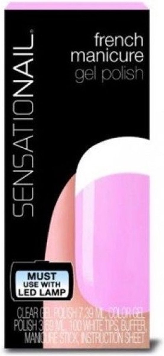 SensatioNail French Manicure Sheer Pink - Gel Nagellak