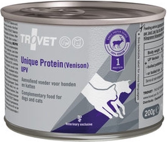 TROVET Unique Protein UPV (Venison) - Hond/Kat - 6 x 200 gram