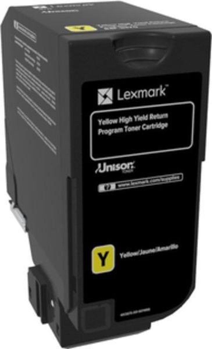Lexmark 84C2HY0 16000pagina's Geel laser toner & cartridge