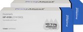 PrintAbout - Alternatief voor de HP CF410XD (nr 410X) / Zwart / 2 Pack
