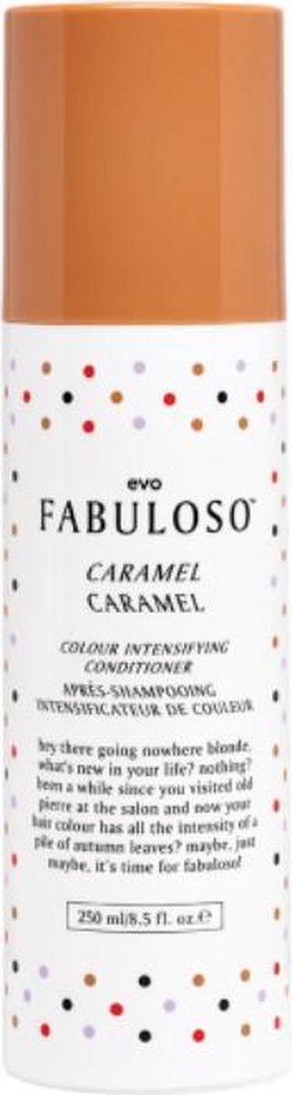 Evo Fabuloso Caramel Colour Intensifying Conditioner 250ml - Conditioner voor ieder haartype