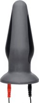 Estim Silicone Anal Plug - Black