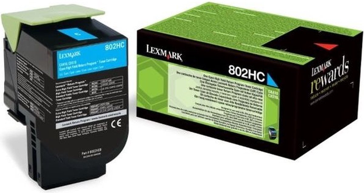Toner Lexmark 80C2HC0 Cyan
