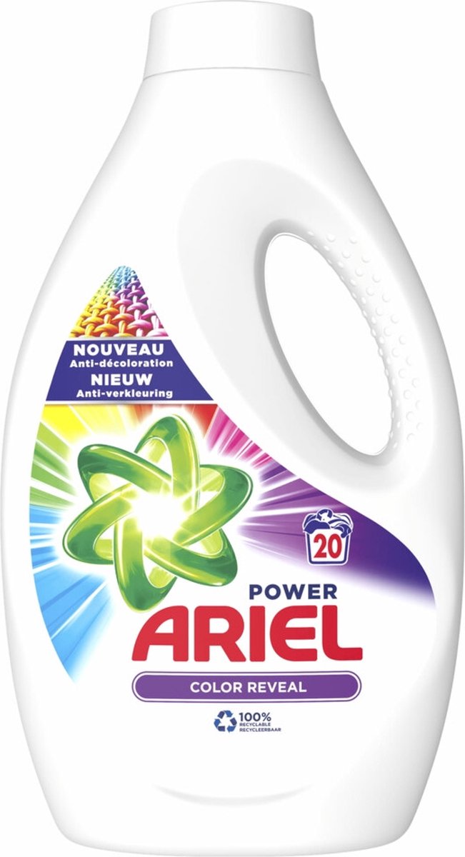 Ariel Vloeibaar Wasmiddel Color Reveal 1,11 liter | bol.com