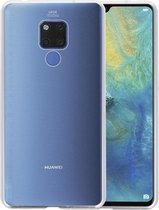 Magnetic Back Cover voor Mate 20 X Zilver - Transparant