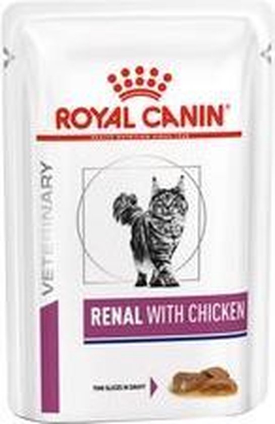 Royal Canin Renal Kat - zakjes 48 x 85 g kip | bol.com
