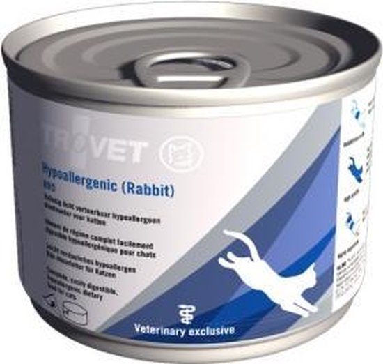 Trovet Hypoallergenic (Rabbit) RRD Blik 12 x 200 gram
