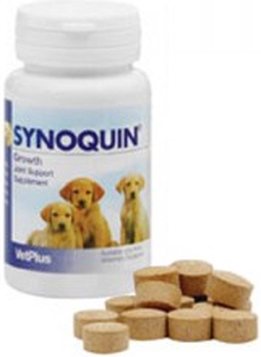 Vetplus Synoquin Growth 60 Tabletten - Nahrungsergänzung Für Heranwachsende Hunde