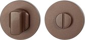 GPF1105.A2.0910 Bronze blend toiletgarnituur rond 50x6mm stift 8mm grote knop