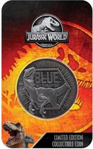JURASSIC WORLD - Blue Velociraptor - Limited Edition Collection Munt