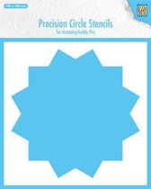 Nellie's Choice Precision stencils 12-punts cirkel MMPCS002 190x190mm