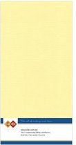 Square Light Yellow Linen Cardstock 10 stuks