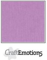 CraftEmotions linnenkarton 10 vel lila 27x13,5cm 250gr / LHC-33